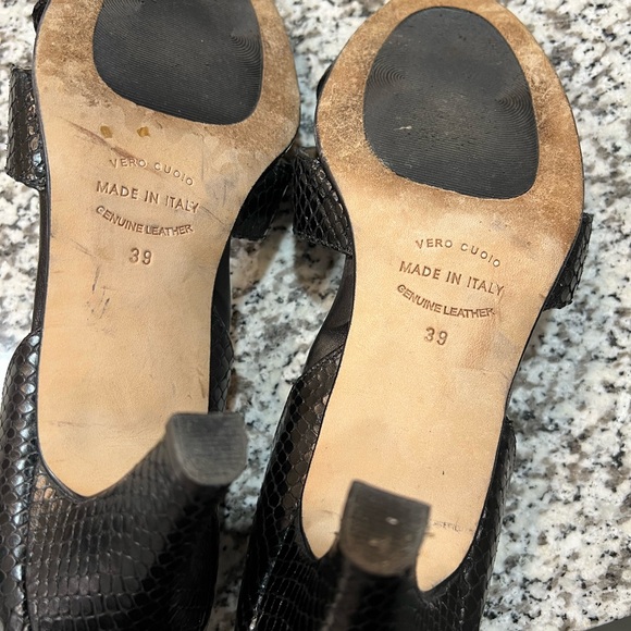 - Anyi Lu Handmade in Italy heels size 39/8 - Picture 3 of 5